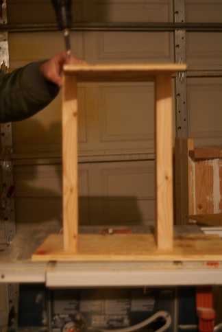 Drilling the bottom board
